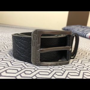 Leather belt